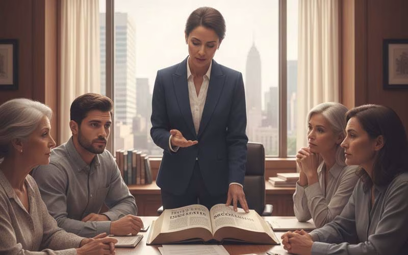 how property is distributed when there is no will